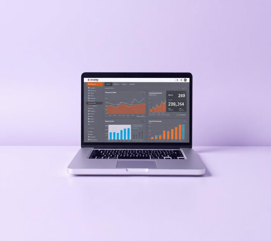 Digital marketing analytics dashboard